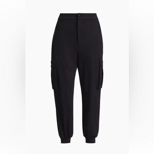 Zara Cargo Jogger Casual Pants in Black size Small